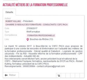 busiboost exemple d'évènement