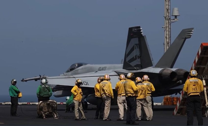 Porte-avions USA. Crédit photo Wikipédia vidéo.