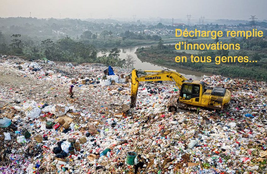 Décharge Crédit photo : Tom Fisk. pexels. Légende décharge remplie d'innovations en tous genres...